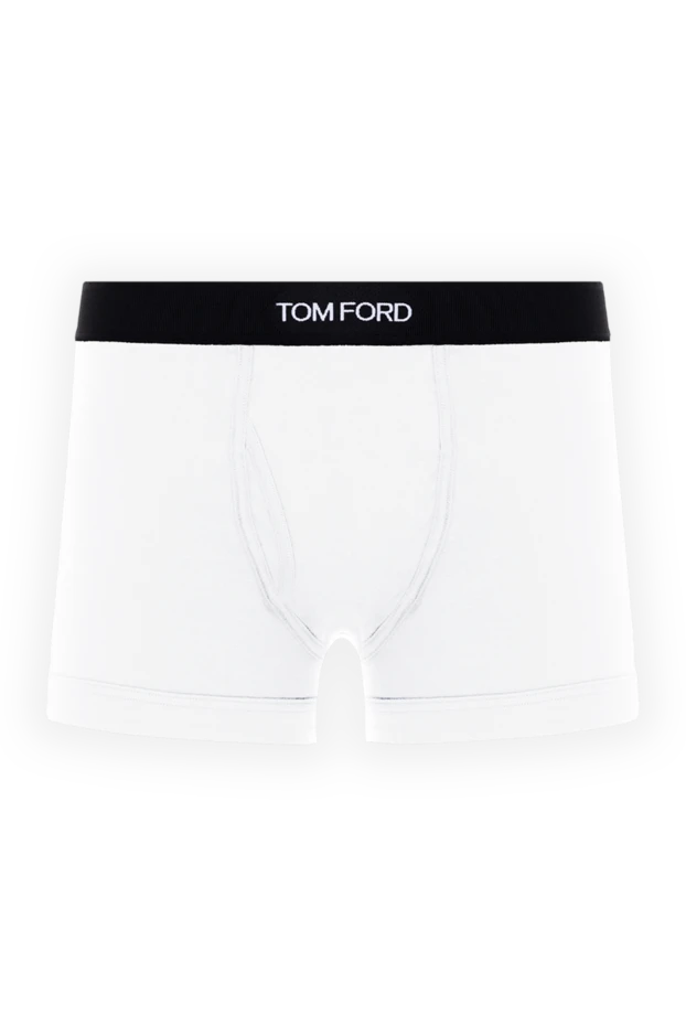 Tom Ford man men's white cotton and elastane boxer briefs купить с ценами и фото 177972 - photo 1