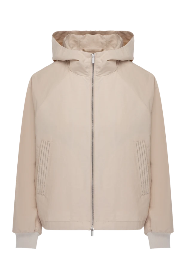 Cropped cardigan with a hood and a straight cut
- photo 1