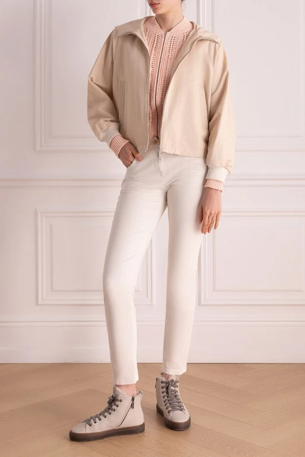 Peserico кардиган укороченный с капюшоном и прямым кроем
 177976 - фото 2