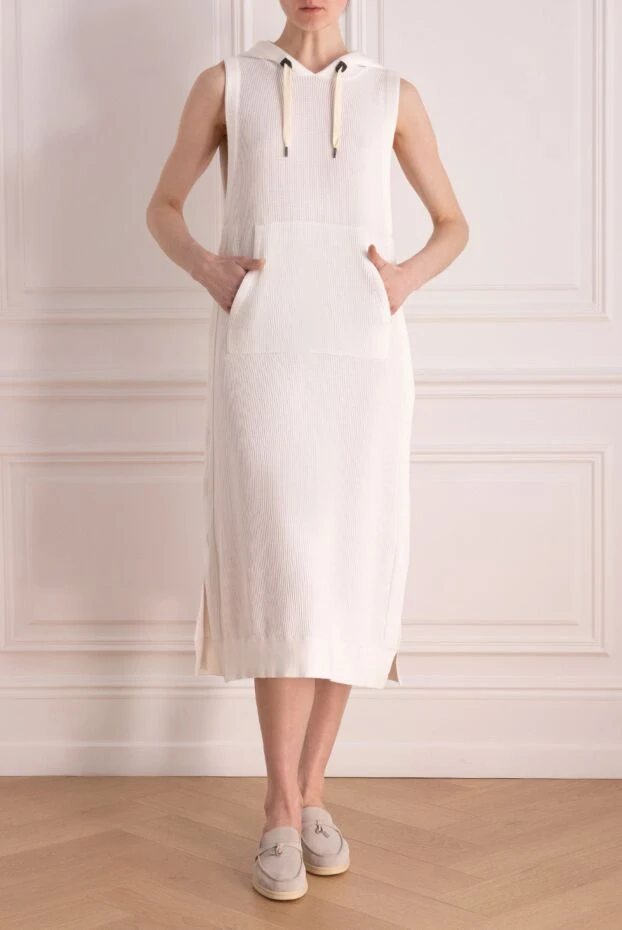 Brunello Cucinelli sporty dress with tie-up hood
 177994 - photo 3