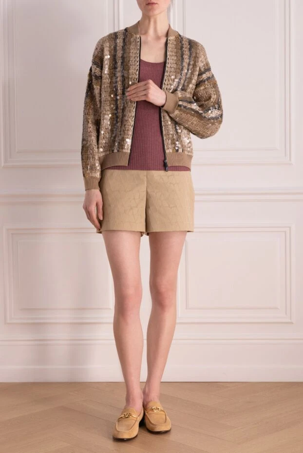 Brunello Cucinelli brown  cardigan for women 178006 - photo 2