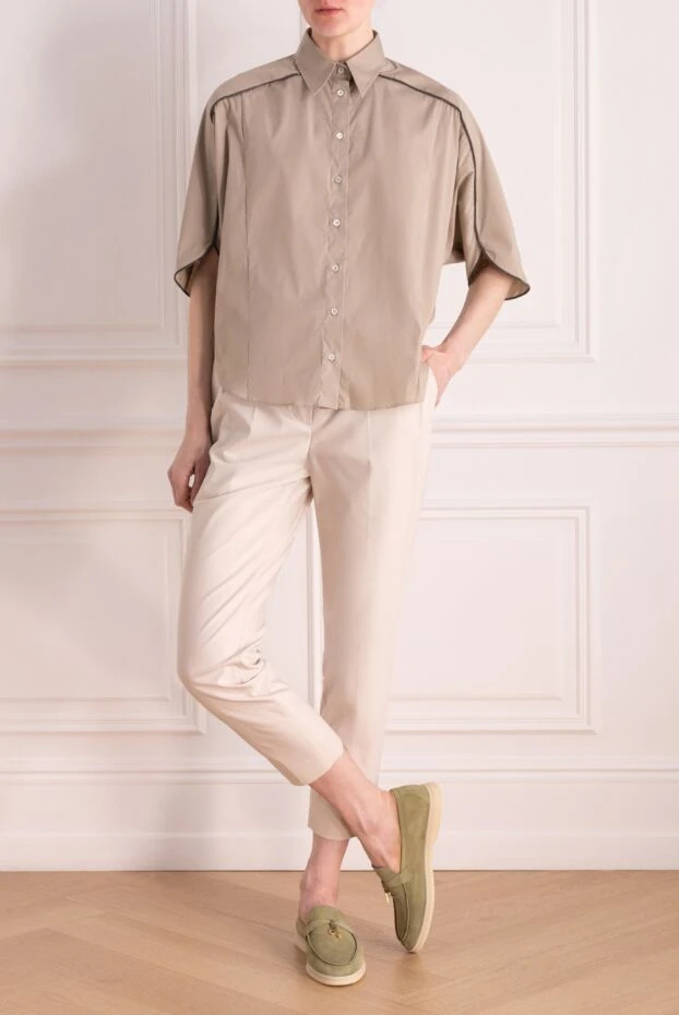 Classic trousers made of lightweight, smooth cotton
- photo 2