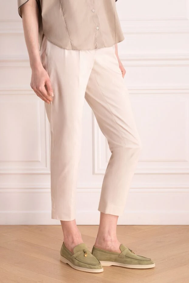 Brunello Cucinelli классические брюки из легкого гладкого хлопка
 178014 - фото 3