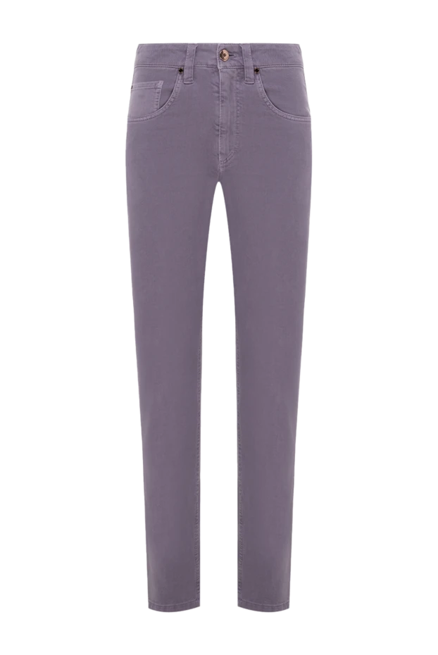 Әйелдерге арналған мақта және эластан джинсы, күлгін - фото 1