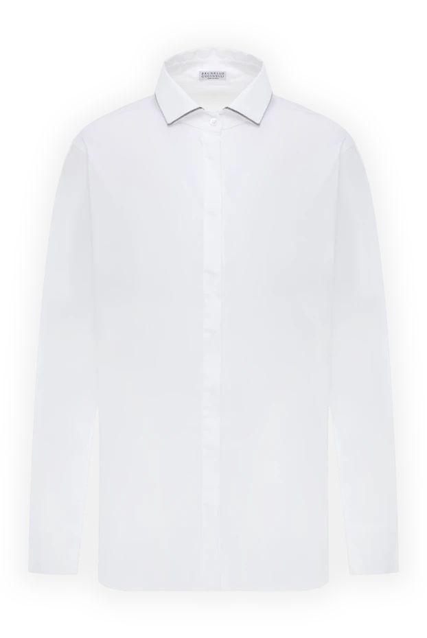 Блуза белая женская - фото 1