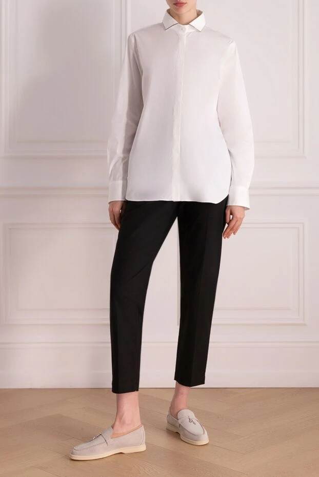 Brunello Cucinelli blouse white for women 178018 - photo 2