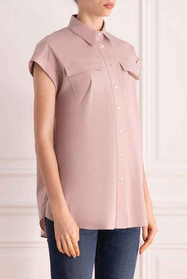 Brunello Cucinelli button-down blouse with decorative insert
 178021 - photo 3