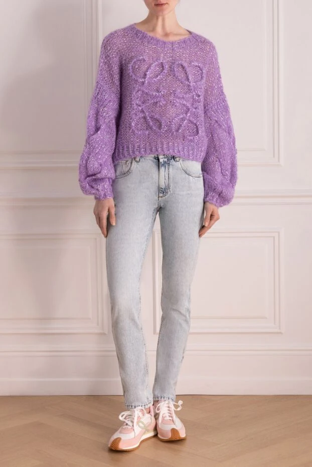 Brunello Cucinelli джинсы из хлопкового денима светло-голубого цвета с эффектом варки
178030 - фото 2