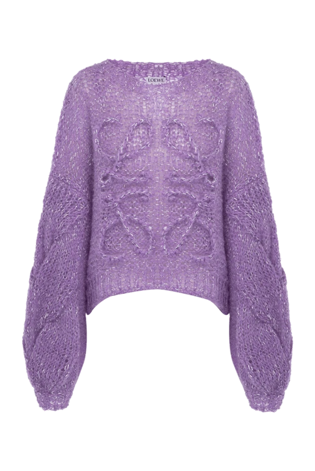 Loewe woman women's jumper purple купить с ценами и фото 178032 - photo 1