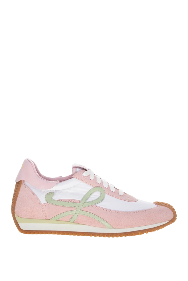 Loewe woman sneakers made of nubuck and polyester for women, pink купить с ценами и фото 178045 - photo 1