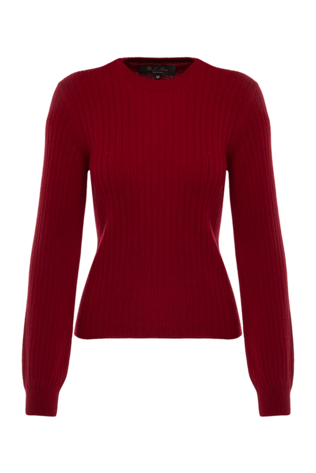 Loro Piana woman women's cashmere jumper, burgundy купить с ценами и фото 178058 - photo 1