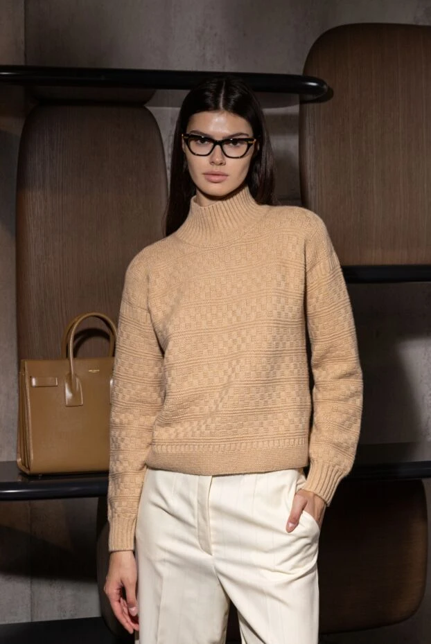 Loro Piana әйелдерге арналған кашемир секіргіш, бежевый 178060 - фото 3