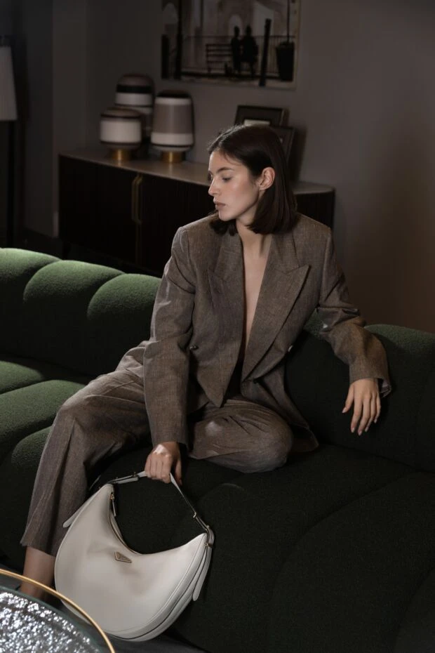 Loro Piana костюм со штанами женский коричневый 178071 - фото 3