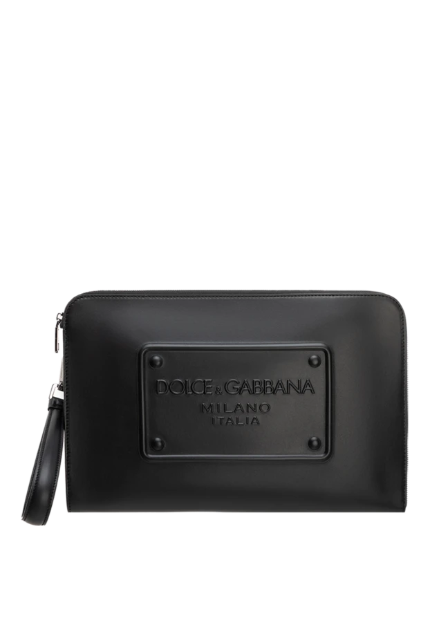 Dolce & Gabbana man men's black calfskin folder купить с ценами и фото 178076 - photo 1