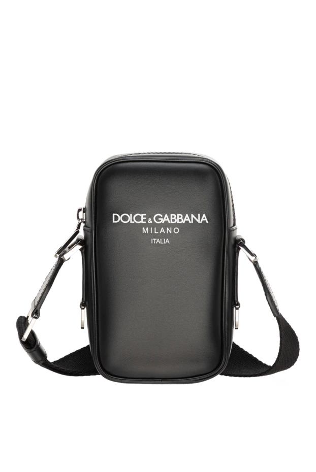 Dolce & Gabbana man men's black genuine leather bag купить с ценами и фото 178077 - photo 1