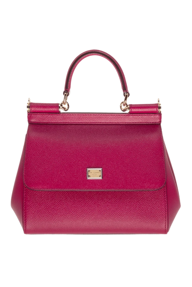 Dolce & Gabbana woman women's calfskin bag burgundy купить с ценами и фото 178079 - photo 1