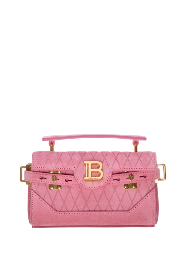 Balmain woman women's pink calfskin bag купить с ценами и фото 178087 - photo 1