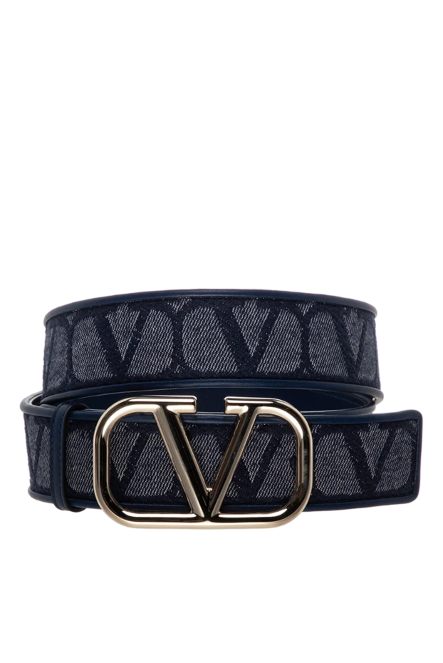 Valentino woman cotton and polyester belt women's blue купить с ценами и фото 178095 - photo 1