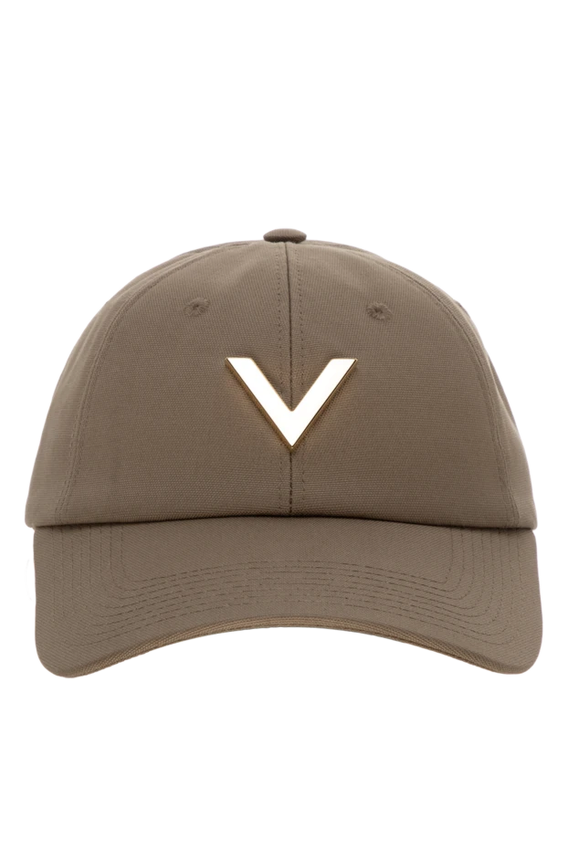 Valentino woman women's beige cotton and elastane cap купить с ценами и фото 178099 - photo 1