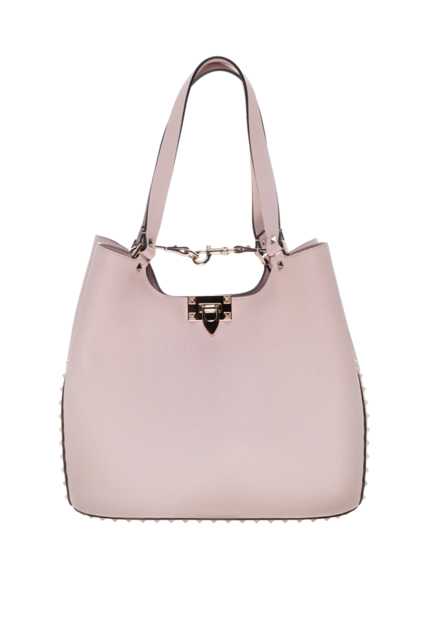 Valentino woman women's pink genuine leather bag купить с ценами и фото 178109 - photo 1