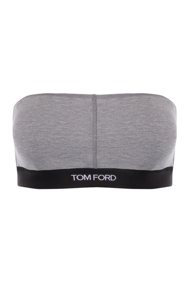 Tom Ford woman modal and elastane bra gray купить с ценами и фото 178113 - photo 1