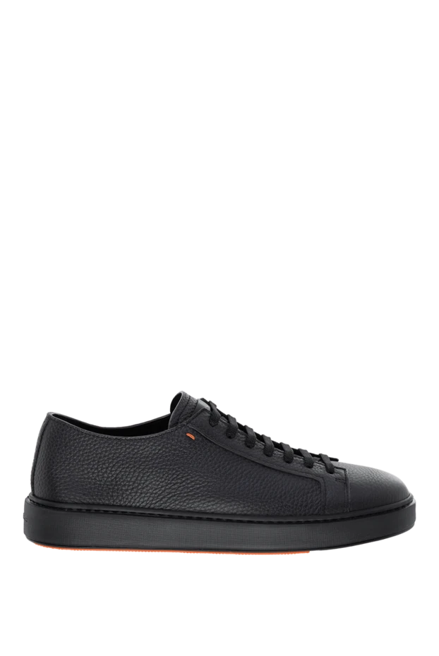 Santoni grained leather sneakers with simple stitching and a matte sole
178213 - photo 1