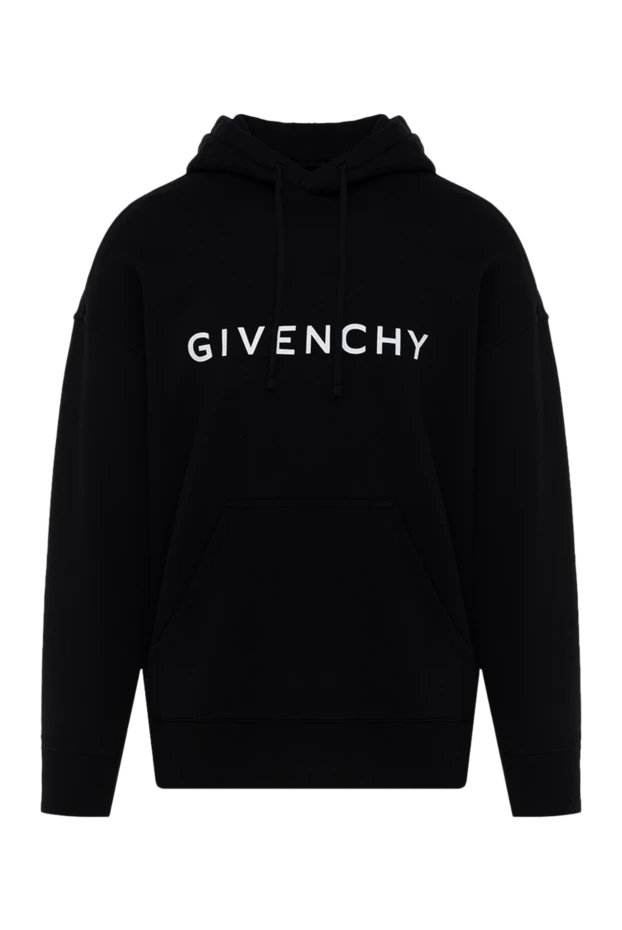 Givenchy man men's black cotton hoodie купить с ценами и фото 178223 - photo 1