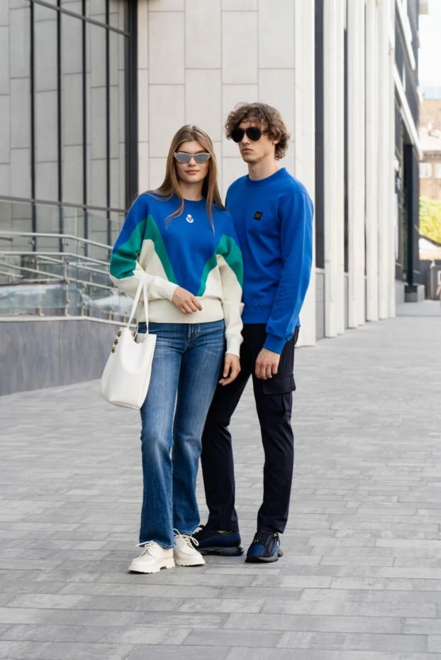 Givenchy blue polyester and polyamide sneakers for men 178225 - photo 2