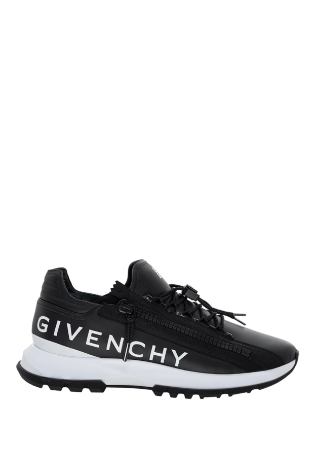 Givenchy man men's black genuine leather sneakers купить с ценами и фото 178226 - photo 1