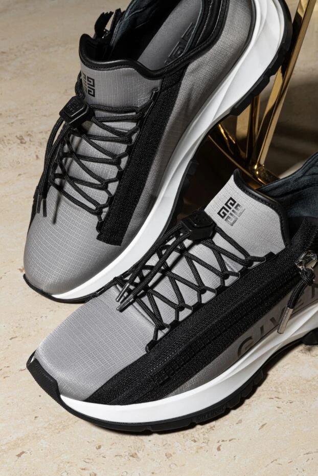 Givenchy gray polyester and polyamide sneakers for men 178228 - photo 2