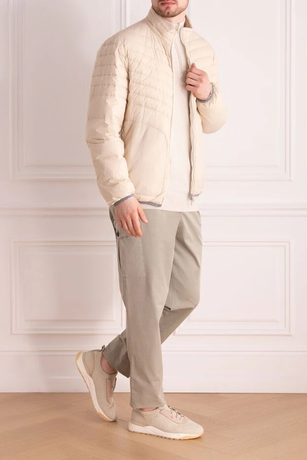 Ерлерге арналған нейлон пиджак, бежевый - фото 2