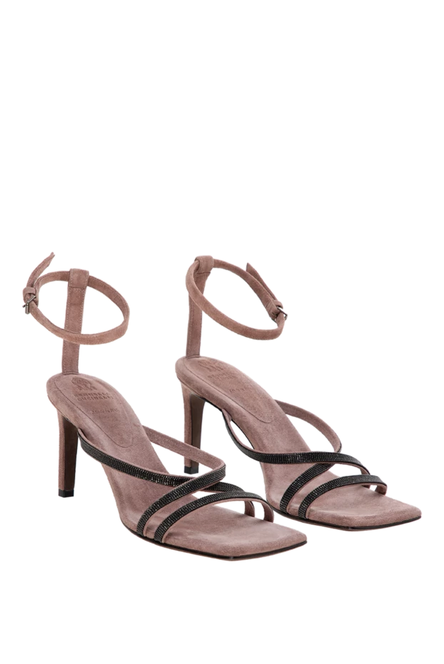 Brunello Cucinelli sandals made of genuine leather for women 178283 - photo 3