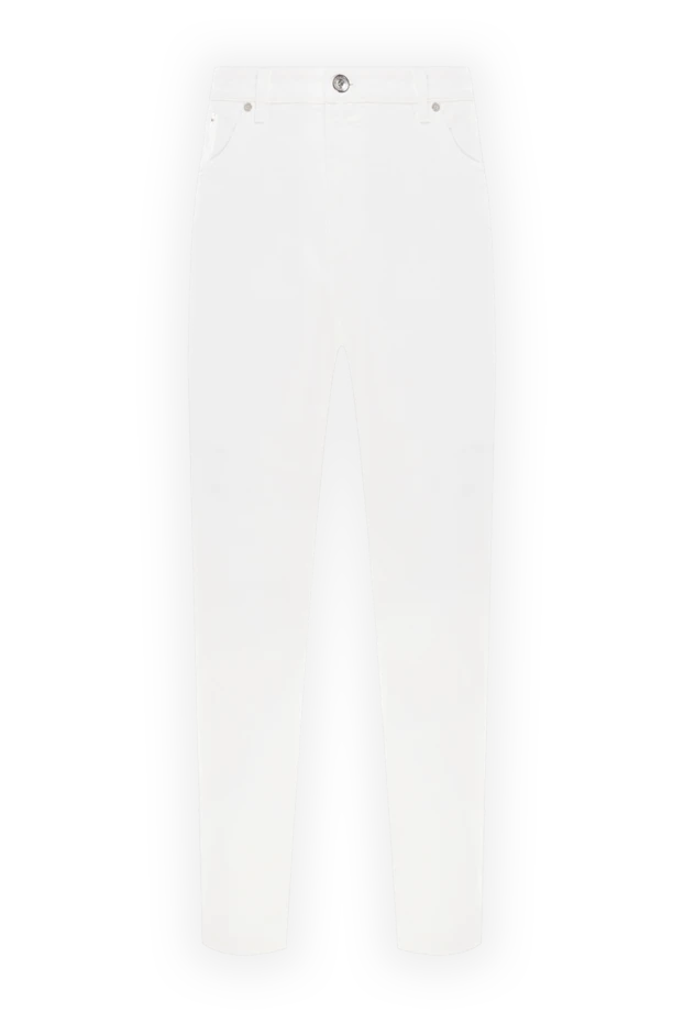 Джинсы из хлопка белые мужские - фото 1