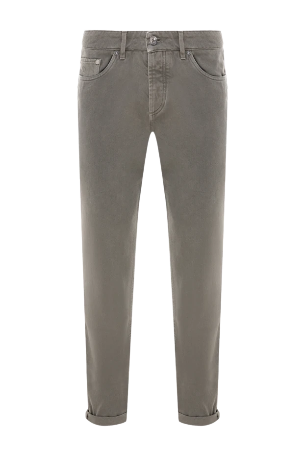Brunello Cucinelli джинсы из хлопка серые мужские 178293 - фото 1