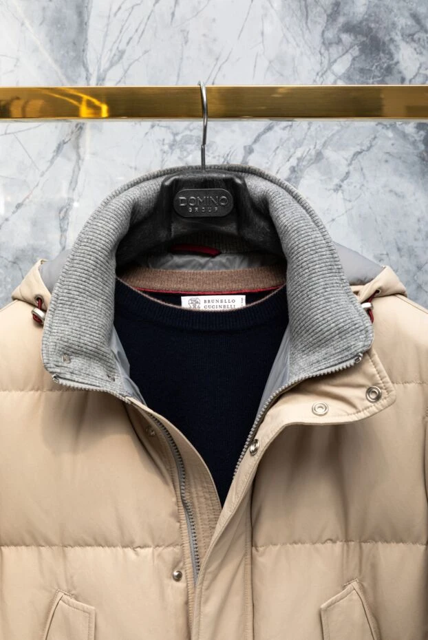 Brunello Cucinelli жылы ерлерге арналған кашемир джемпер, көк 178302 - фото 2