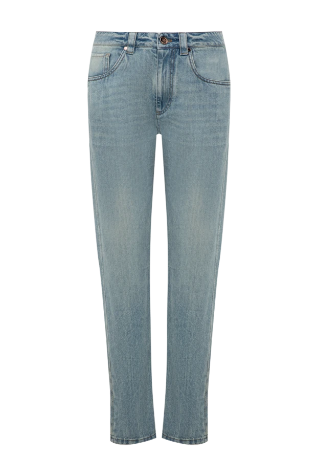 Контраст тігісі бар табиғи бозарған джинсы
- фото 1