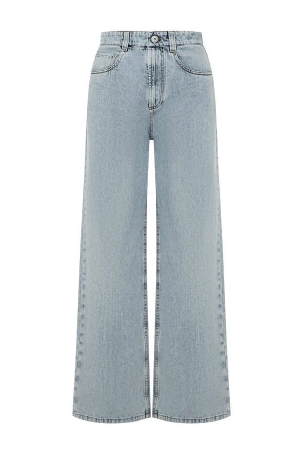 Женские широкие джинсы свободного кроя с винтажной обработкой stone washed
- фото 1