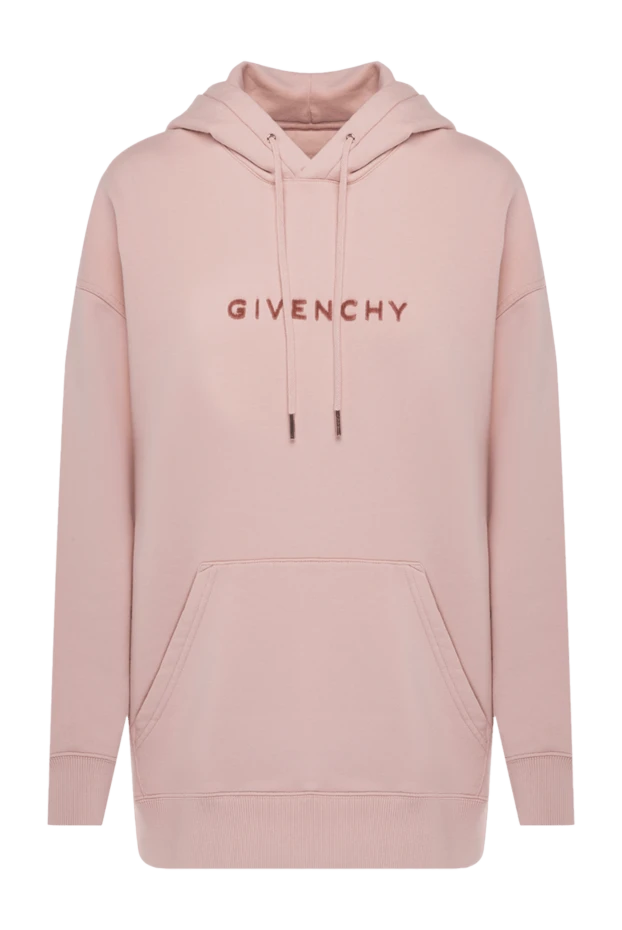 Givenchy woman women's beige cotton hoodie купить с ценами и фото 178363 - photo 1