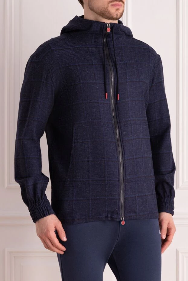 Kiton куртка спортивная синяя мужская 178405 - фото 3