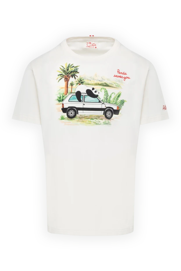 MC2 Saint Barth man white cotton t-shirt for men 178426 - photo 1