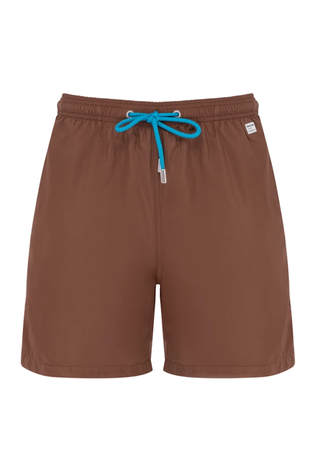 MC2 Saint Barth man men's polyester beach shorts, brown купить с ценами и фото 178439 - photo 1