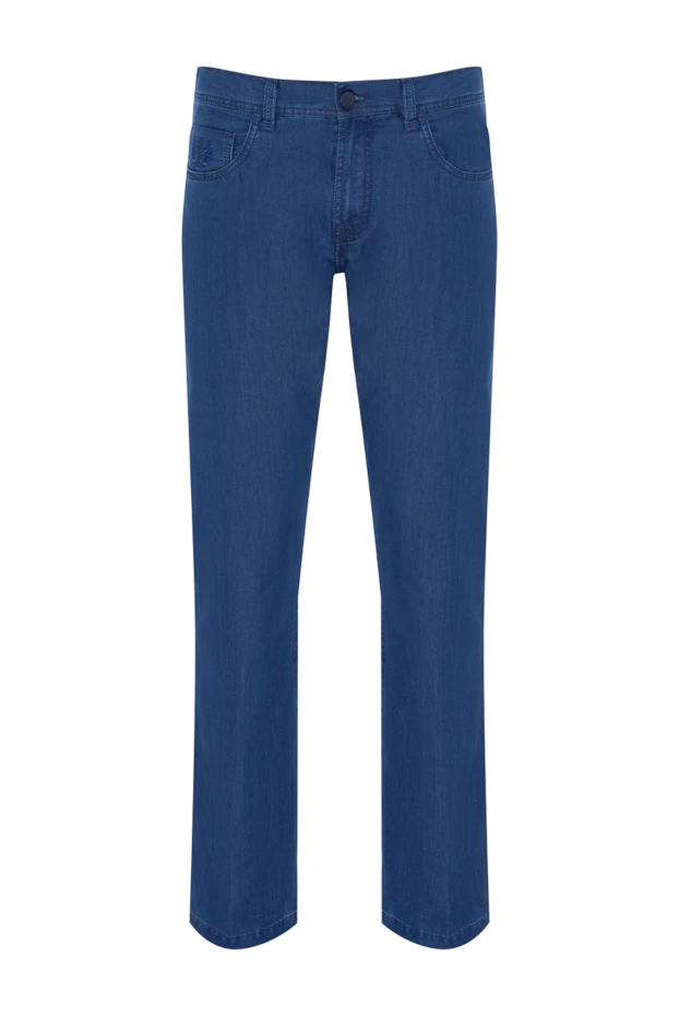 Scissor Scriptor man blue cotton and polyurethane jeans for men купить с ценами и фото 178442 - photo 1