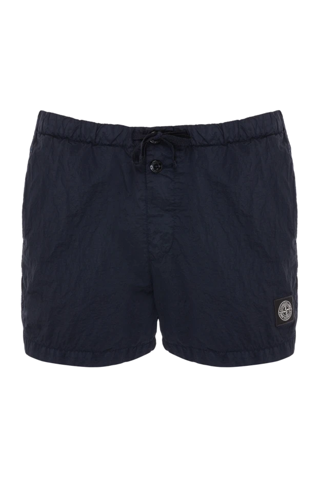 Stone Island man men's beach shorts made of polyamide, blue купить с ценами и фото 178481 - photo 1