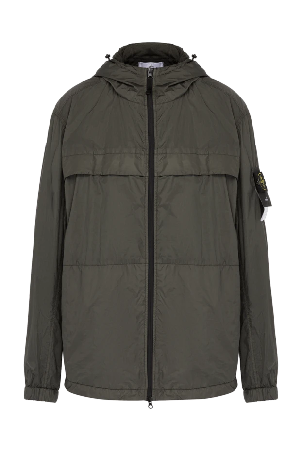 Stone Island man green polyamide jacket for men купить с ценами и фото 178491 - photo 1