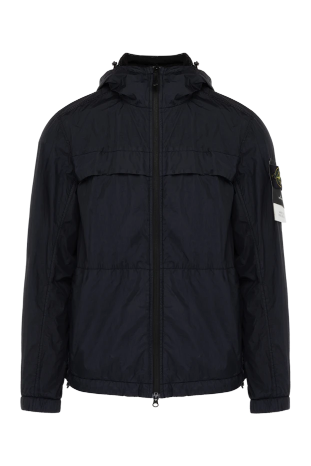 Stone Island man men's blue jacket made of polyamide купить с ценами и фото 178500 - photo 1