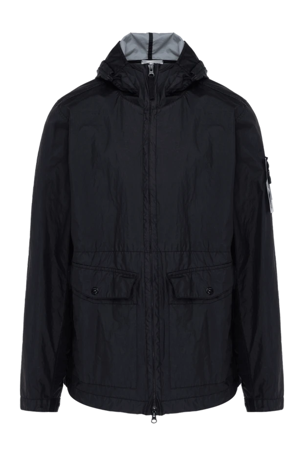 Stone Island man men's blue jacket made of polyamide купить с ценами и фото 178501 - photo 1