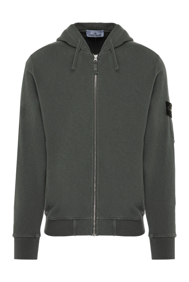 Stone Island man green cotton sports jacket for men купить с ценами и фото 178503 - photo 1