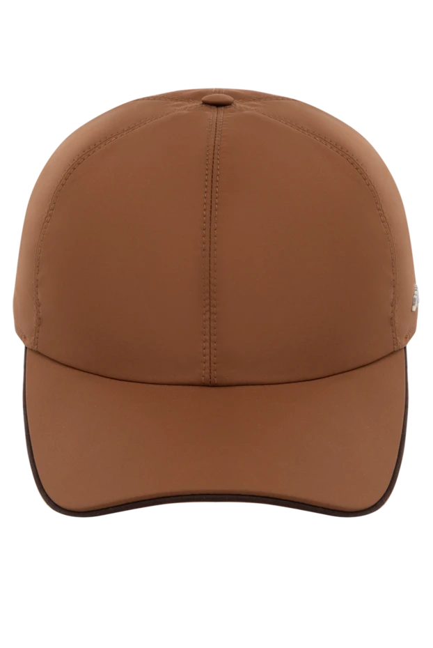 Ermenegildo Zegna man men's brown polyester cap купить с ценами и фото 178508 - photo 1