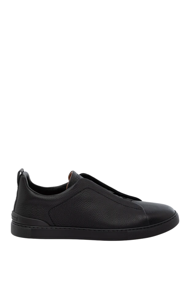 Ermenegildo Zegna man men's black suede sneakers купить с ценами и фото 178511 - photo 1