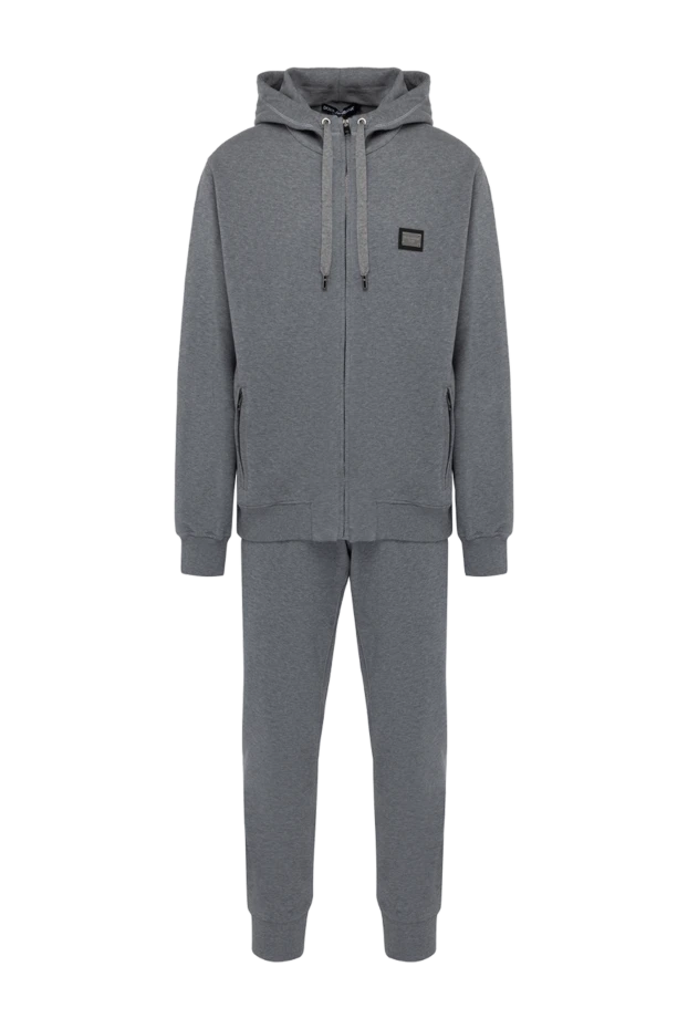 Dolce & Gabbana man men's gray walking suit made of cotton купить с ценами и фото 178576 - photo 1